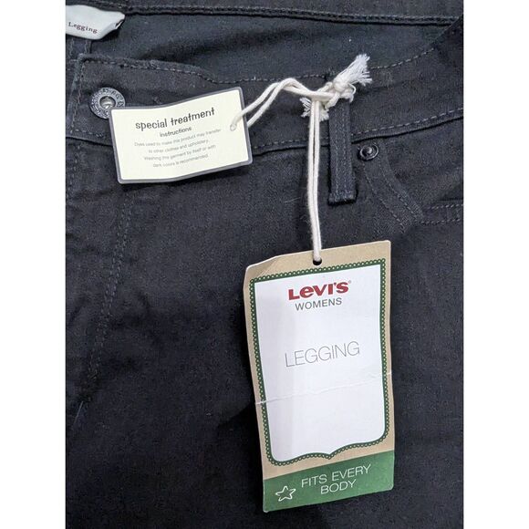 Levi Black Jeggings Leggings NWT - Picture 7 of 7